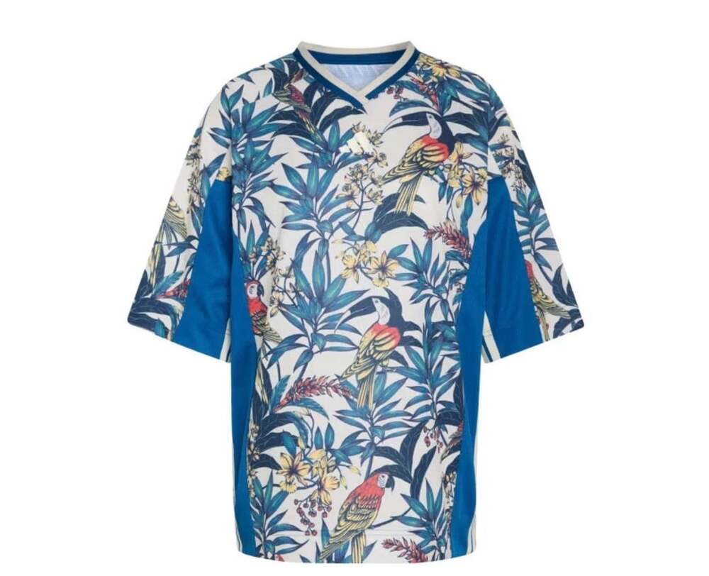 885 Adidas x Farm Rio Premium T-Shirt Size M Tropical NWT